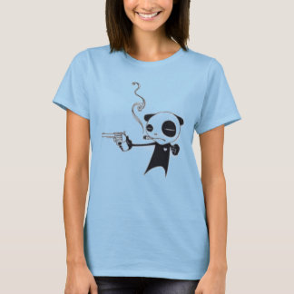 T-shirt Tabac Panda Armé Avec Pistol vintage femme tee