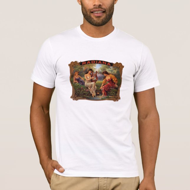T-shirt Tabagisme vintage de Radiana de cigare (Devant)