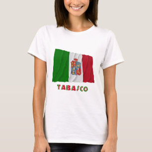 T-shirt Tabasco ondulant le drapeau officieux