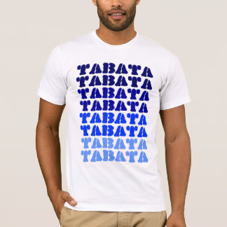 T-shirt Tabata sur la pièce en t détruite par gris