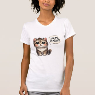 T-shirt Tabby Cat Art couronné, Drôle cadeau Amoureux des