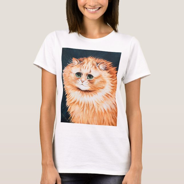T-shirt Tabby Cat de Louis Wain (Devant)