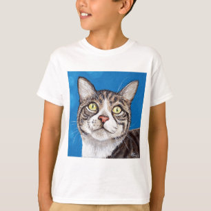 T-shirt Tabby Cat Peinture