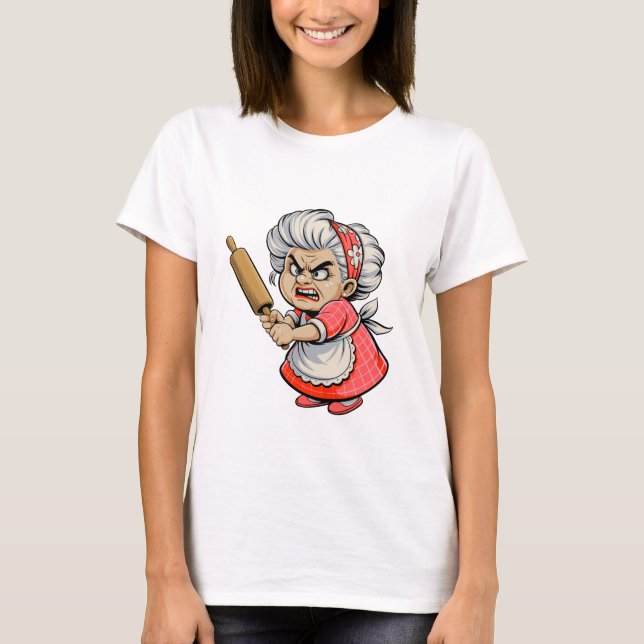 T-shirt Tabby Chat d'automne avec Sweater Citrouille Autom (Devant)
