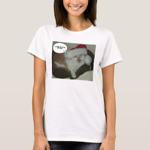 T-shirt Tabby de Noël Orange Kitty Chat