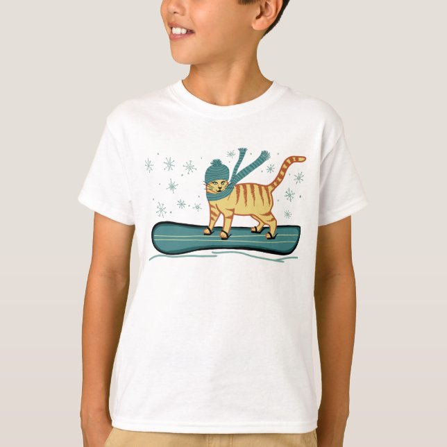 T-shirt Tabby Tabby Chat Cute (Devant)