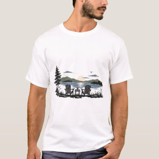 T-shirt Table basse silencieuse | Silhouette minimale