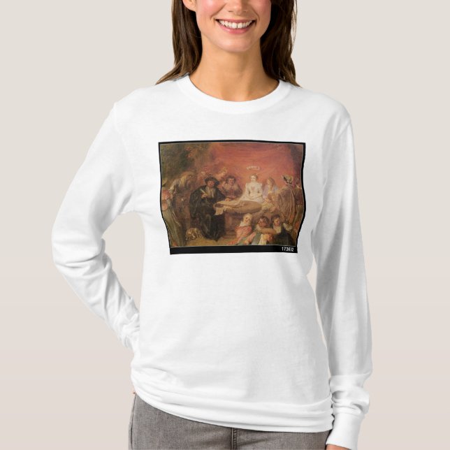 T-shirt Table de la mariée et de la mariée (Devant)