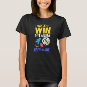 T-shirt Table Jeu de plateau Gamer Famille Table Meeple