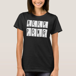 T-shirt Table Périodique Bière Pong