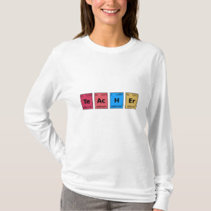 T-shirt Table périodique de l'enseignant
