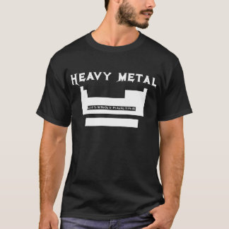 T-shirt Table périodique : métal lourd
