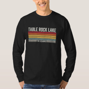 T-shirt Table Rock Lake Missouri, Retro Sunset Table Rock