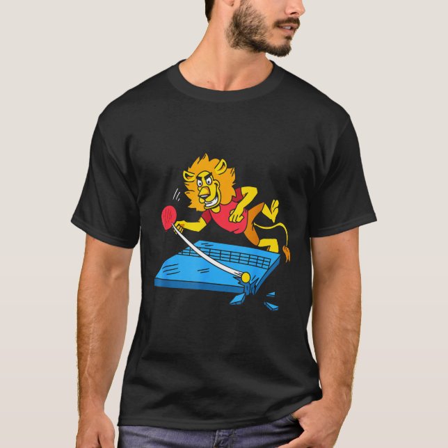 T-shirt Table Tennis Lion Ng Ng Lion Outfit Table Tennis  (Devant)
