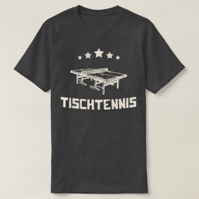 T-shirt Table Tennis Ping Pong Player Club Outdoor 6 (Design devant)