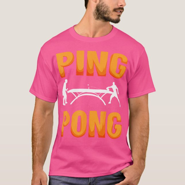 T-shirt Table Tennis Vêtements Ping Pong Lecteur Costume P (Devant)