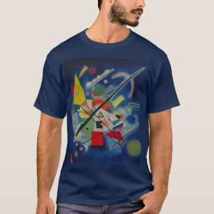 T-shirt Tableau bleu de Kandinsky Navy Bleu