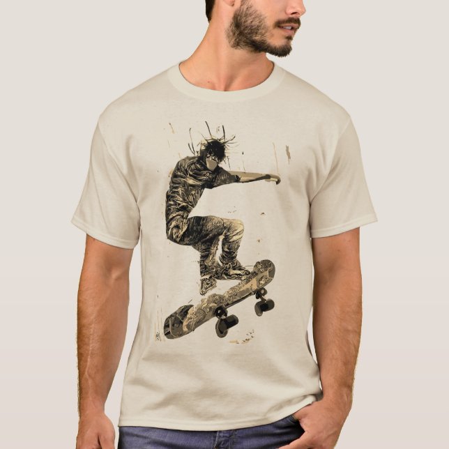 T-shirt Tableau de bord graphique (Devant)