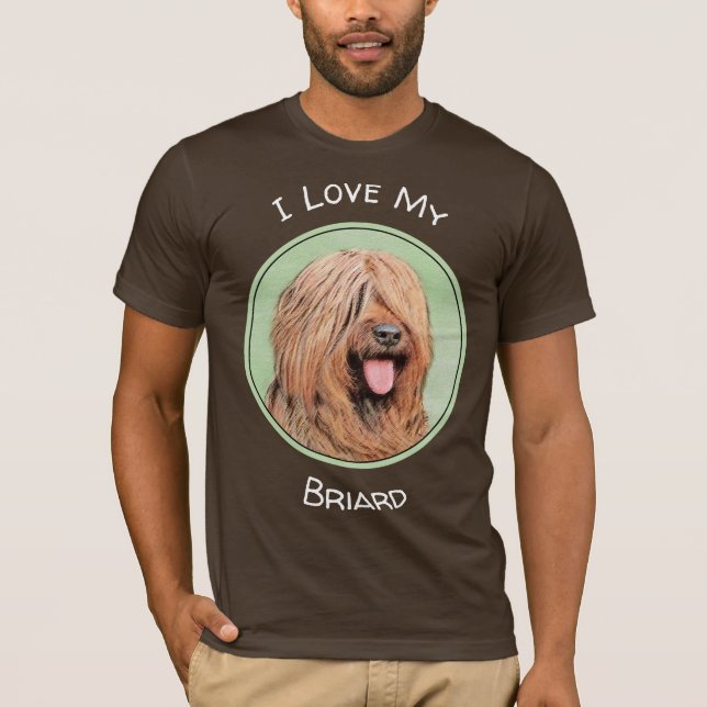 T-shirt Tableau de bord - Joli art original chien (Devant)