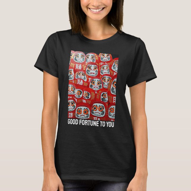 T-shirt Tableau de Daruma Dolls par Alfred Fox (Devant)