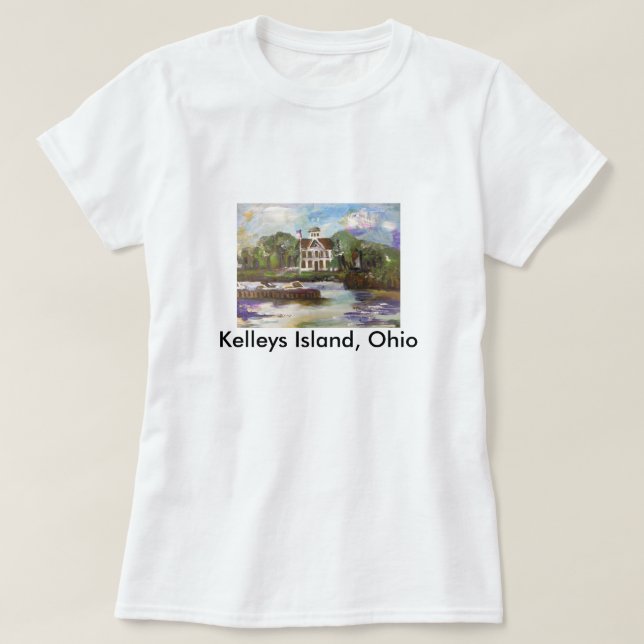 T-shirt Tableau de Kelleys Island #1 (Design devant)