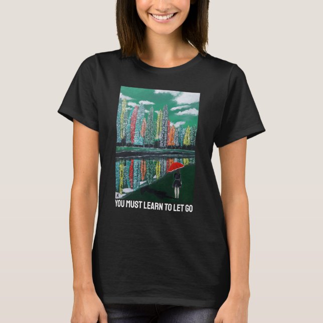 T-shirt Tableau de réflexion d'automne par Alfred Fox (Devant)