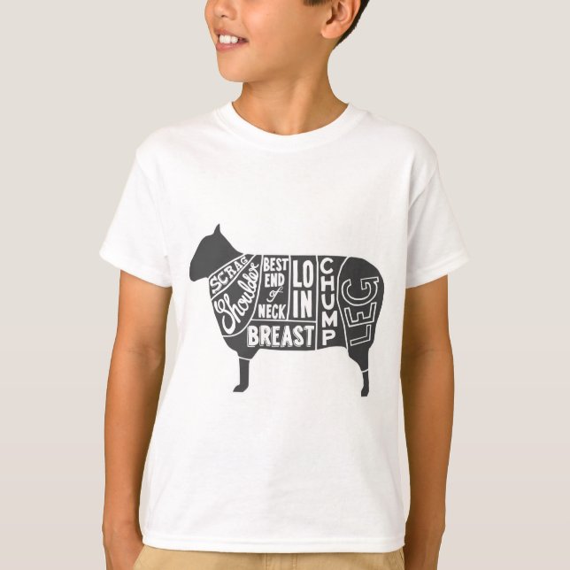 T-shirt Tableau des bouches de l'agneau (Devant)