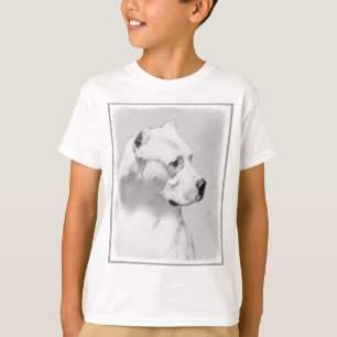 T-shirt Tableau Dogo Argentino - Art Chien original