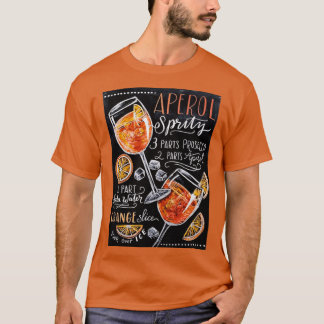T-shirt Tableau noir Aperol Spritz