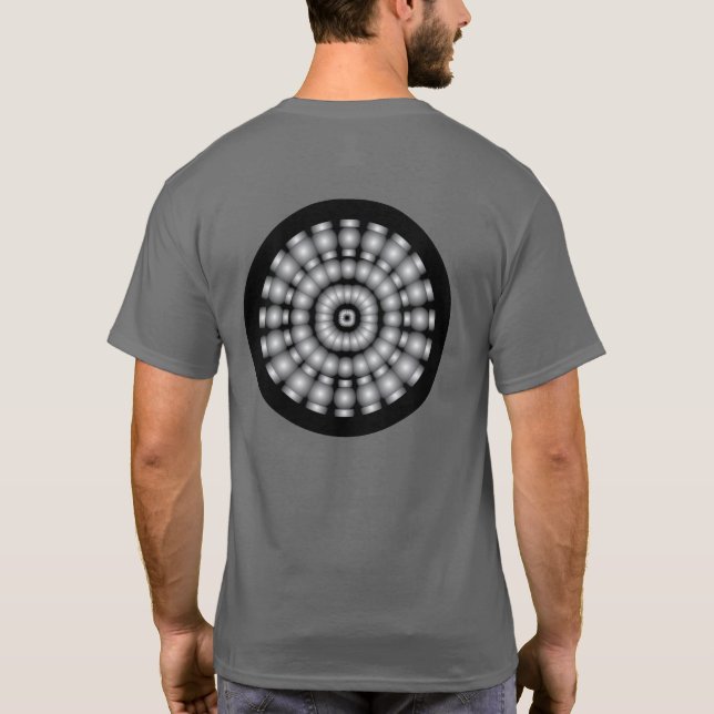 T-shirt Tableau noir des sphères psychédéliques (Dos)