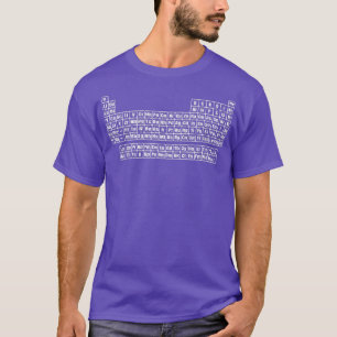 T-shirt Tableau périodique Conception de la science Enseig