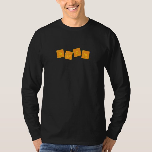 T-shirt Tableau périodique Crypto Internet argent BTC Bitc (Devant)
