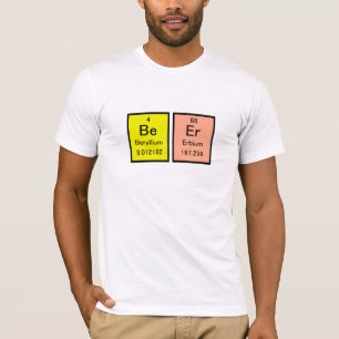 T-shirt Tableau périodique de bière