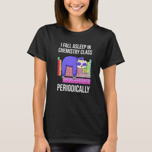 T-shirt Tableau périodique de chimie drôle de pun paresseu