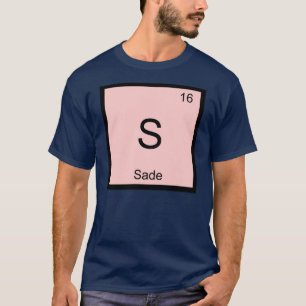 T-shirt Tableau périodique de l'élément Chimie de nom d