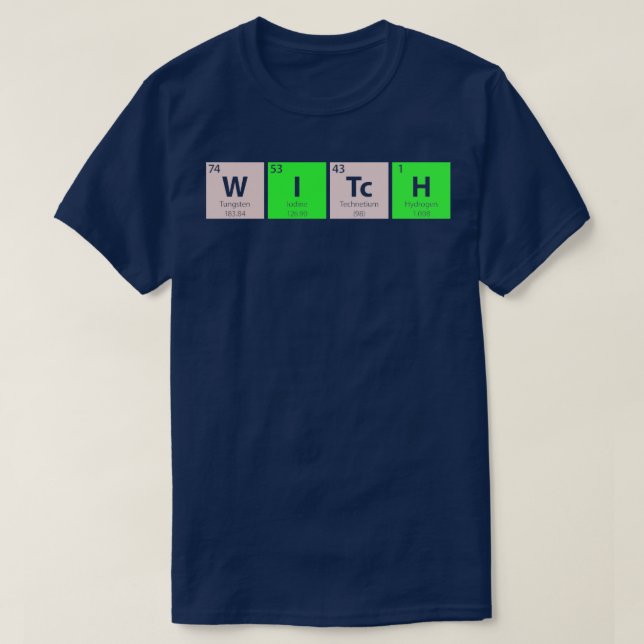 T-shirt Tableau périodique de sortie (Design devant)