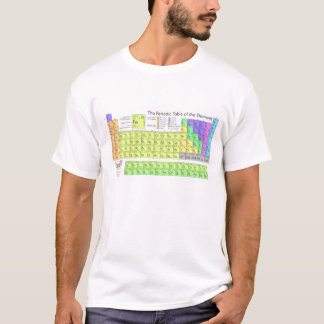 T-shirt Tableau périodique des éléments
