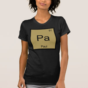 T-shirt Tableau périodique des éléments de chimie de Paul