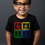 T-shirt Tableau périodique des éléments de génie Science<br><div class="desc">Montrez vos connaissances avec ce t-shirt intelligent "Génie" du tableau périodique ! Ce design amusant épelle "Génie" en utilisant les symboles chimiques du Germanium (Ge), Nickel (Ni), Uranium (U) et Soufre (S). Parfait pour les passionnés de science, les enseignants, les étudiants ou quiconque aime un bon jeu de mots. Ce...</div>