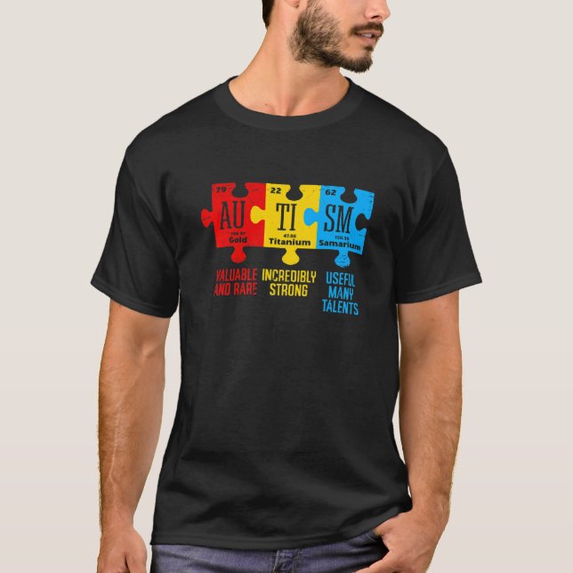 T-shirt Tableau périodique des éléments de sensibilisation (Devant)
