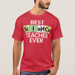 T-shirt Tableau Périodique Des Éléments - Meilleur Profess