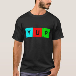 T-shirt Tableau périodique des éléments YUP