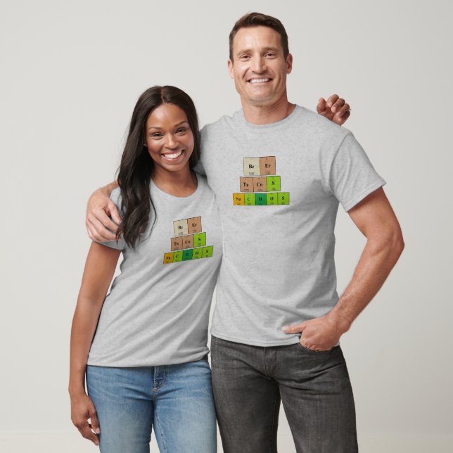 T-shirt * Tableau PERIODIQUE hispanique* (Unisexe)