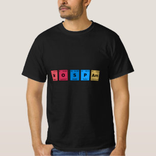 T-shirt Tableau périodique sans spam