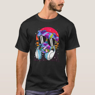 T-shirt Tableau Pitbull Sunset vintage Portant Sunglasse