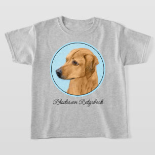 T-shirt Tableau Rhodesian Ridgeback - Art Chien original