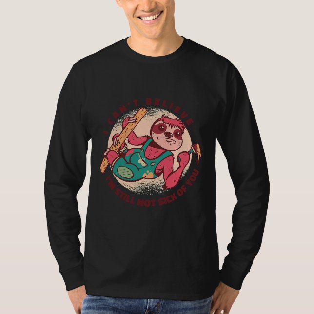 T-shirt Tableaux Sloth Funny Animal Nap Sloth 15 (Devant)