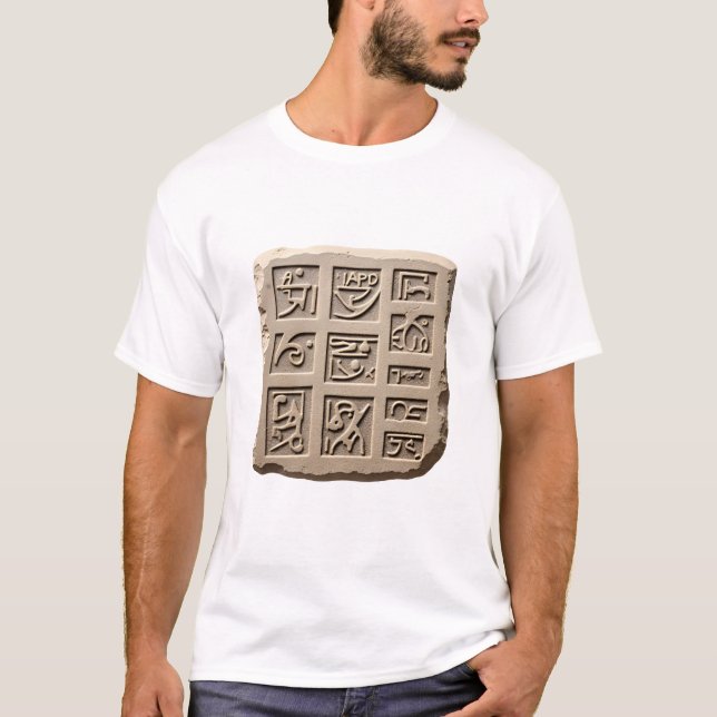 T-shirt Tablet Inscription ancienne (Devant)