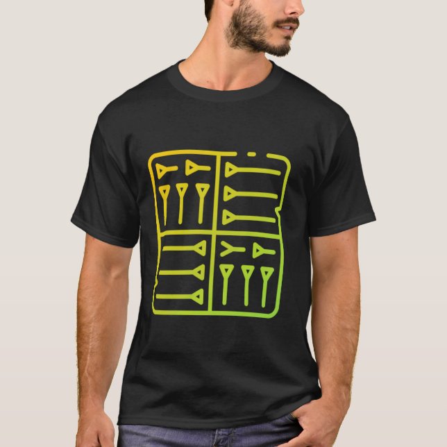 T-shirt Tablette cunéiforme d'écriture sumérienne Mésopota (Devant)