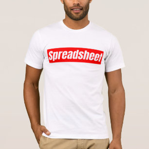T-shirt Tableur - Comptable drôle